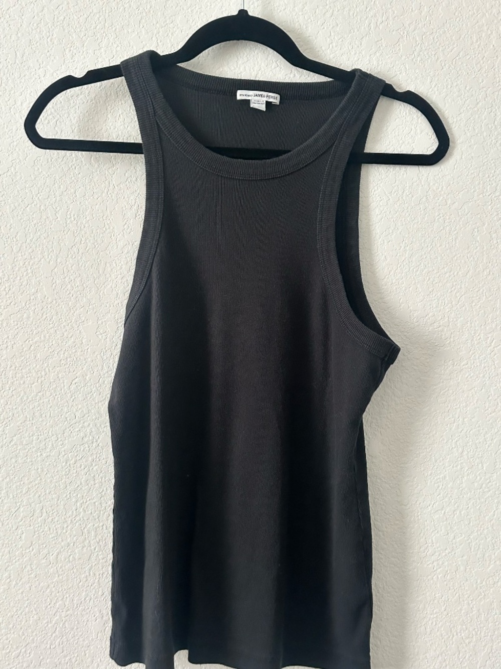 James Perse Black Ribbed Tank - Picture 7 of 8
